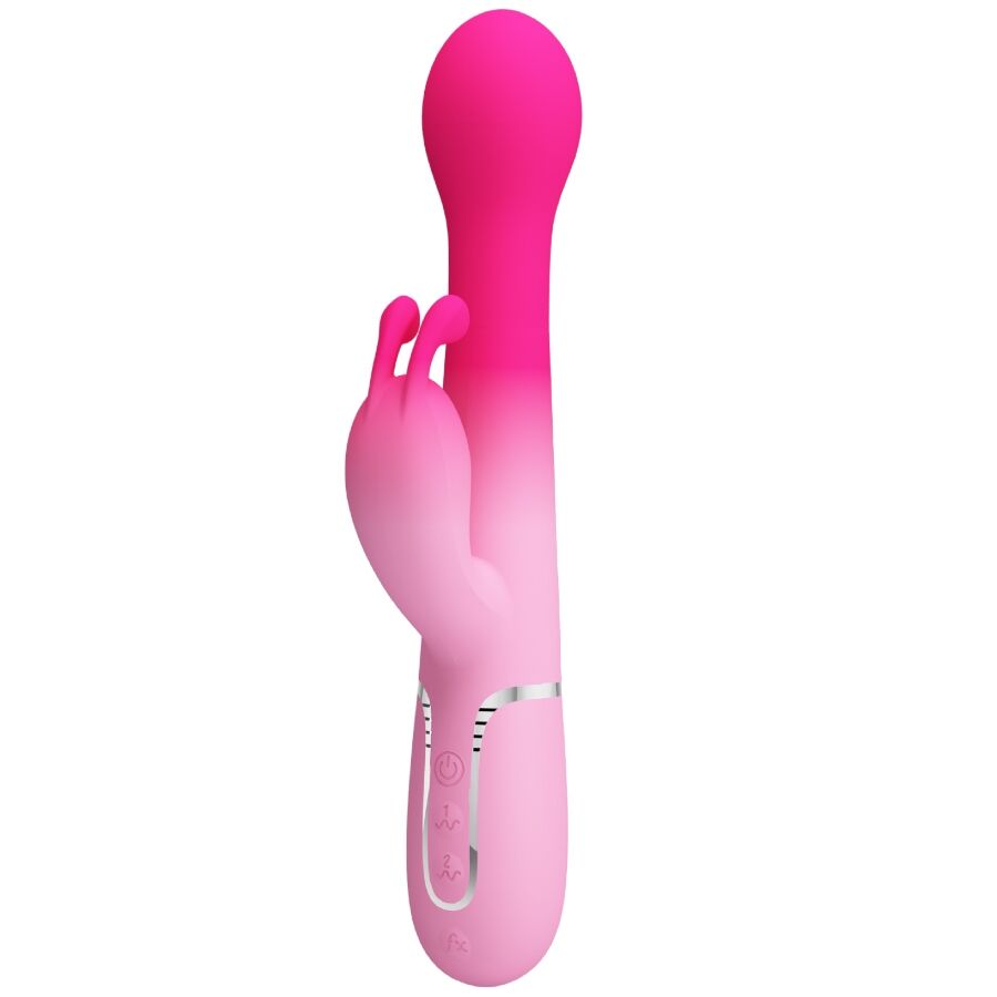 High Dejon 3 in 1 Multifunktions-rabbit-vibrator Rosa