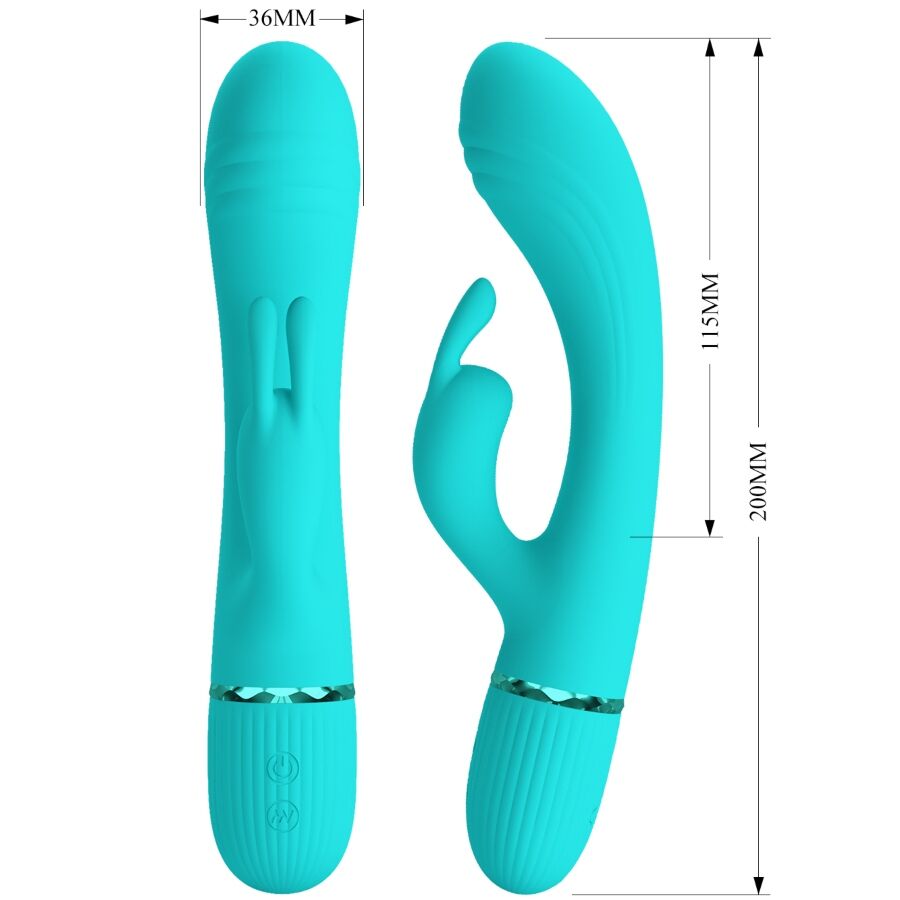 High Scocco Vibrator Rabbit Türkis