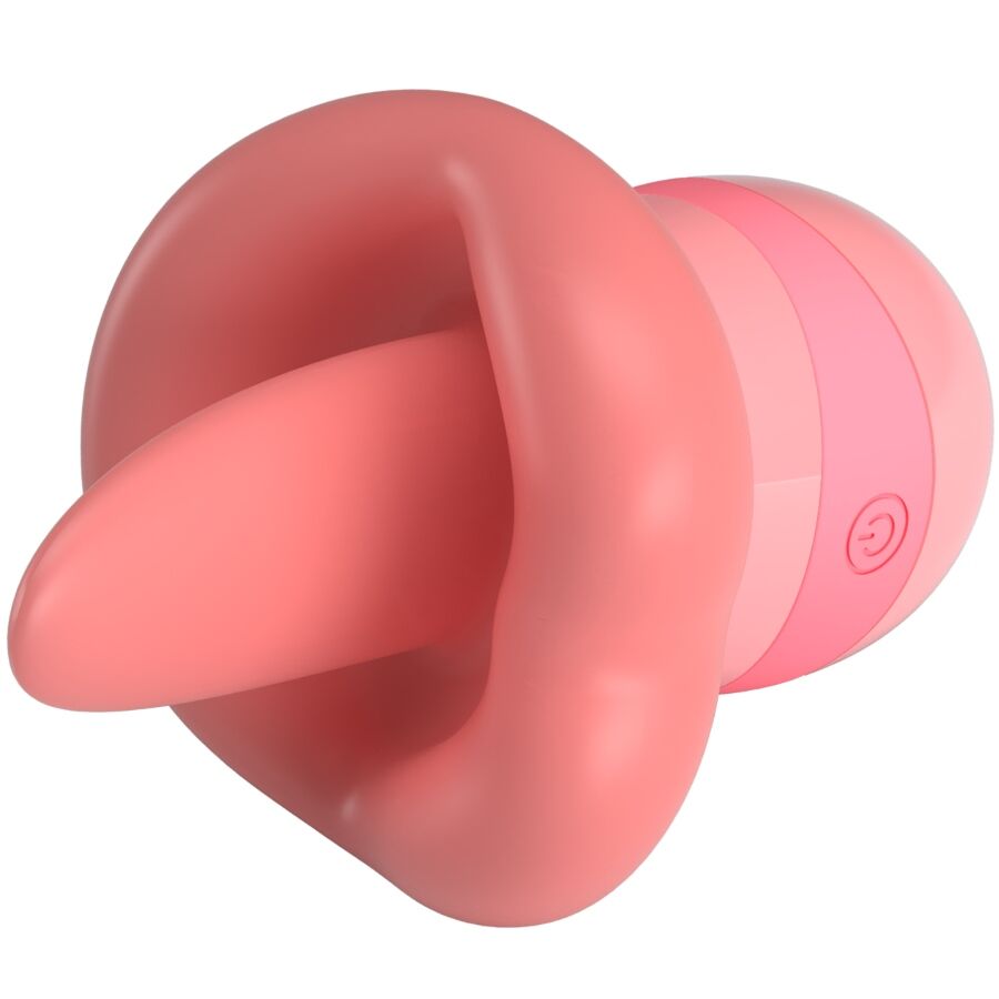 High Kylee Zungen-klitoris-stimulator 10 Vibrationen Nude Pink