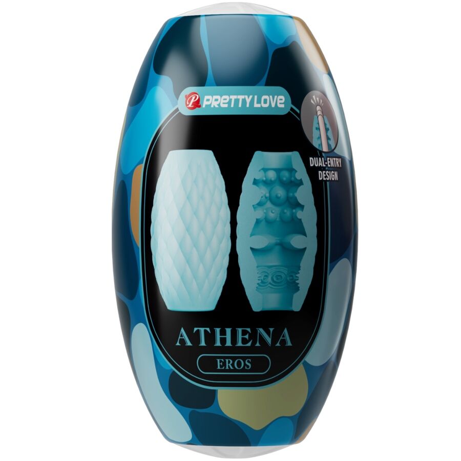 Bodies Athena Eros Männlicher Masturbator aus Silikon, Himmelblau