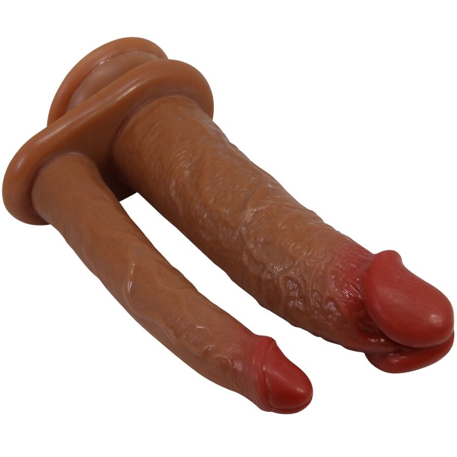 Dildos Goran Doppeldildo Realistischer Natürlicher Mulato