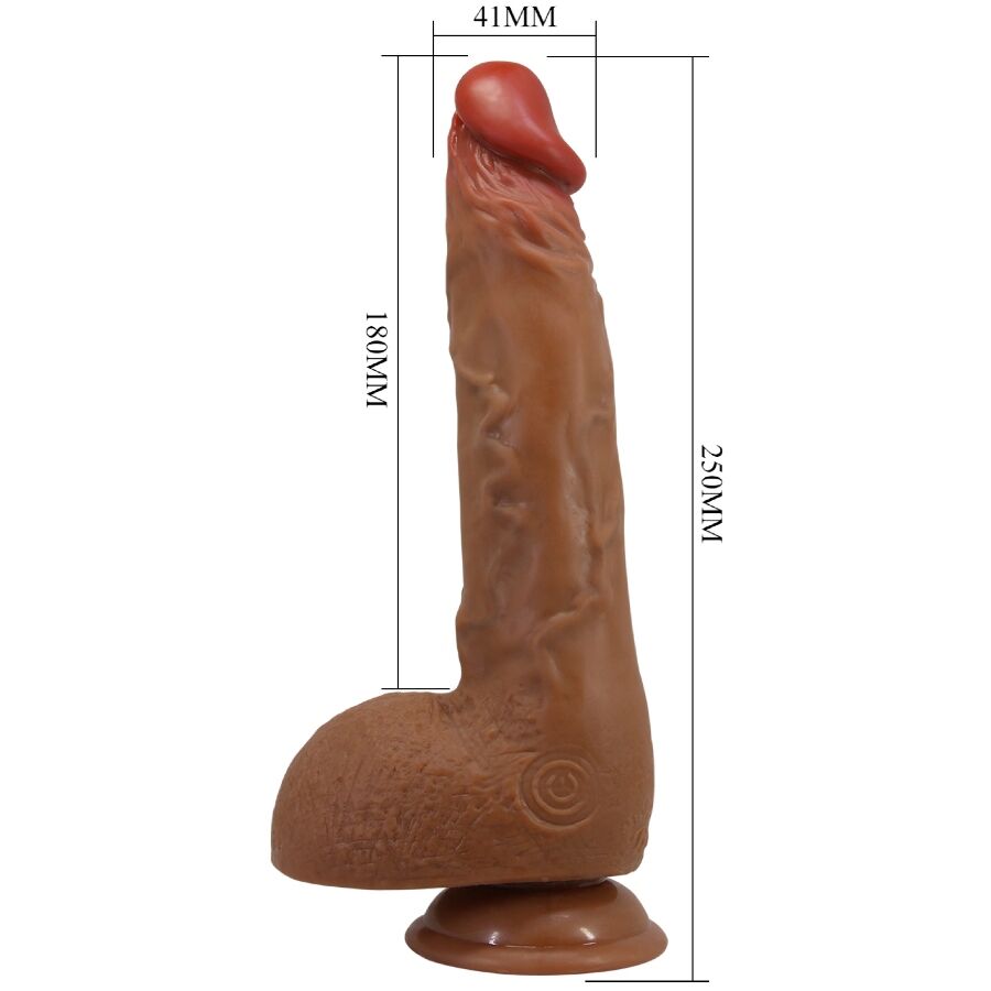 Baile Schöner Wilks 5 Einstellungen Realistischer Vibrator 25 cm