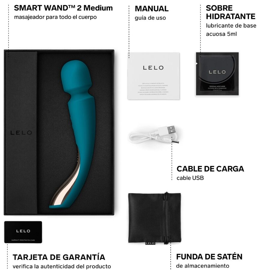 LELO Smart Medium Wand 2 Aqua Massager