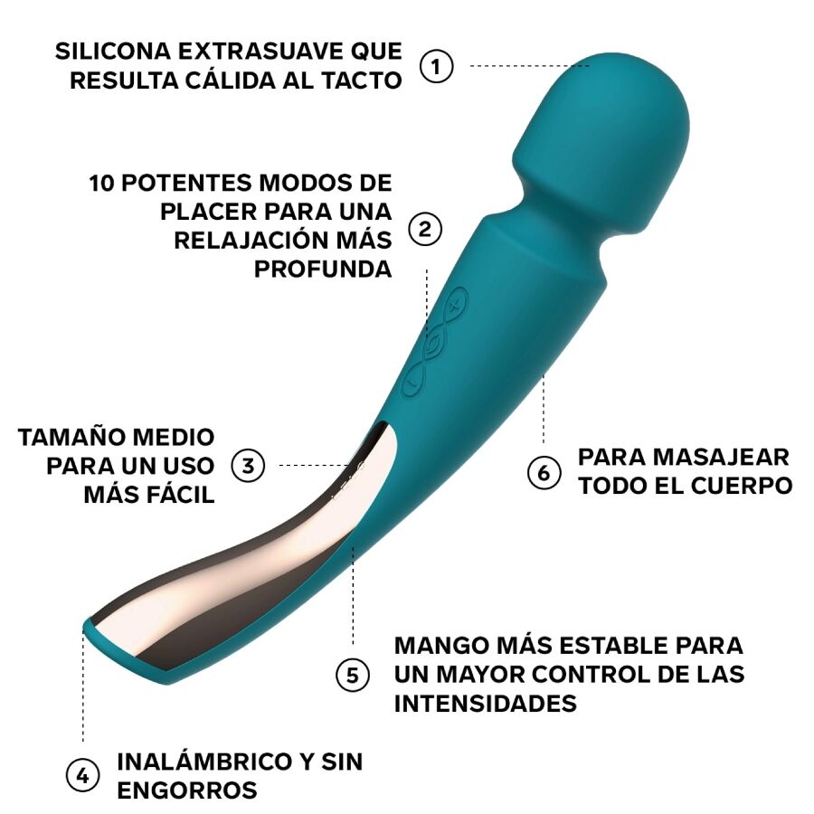 LELO Smart Medium Wand 2 Aqua Massager