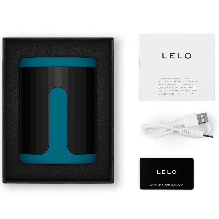 Lelo F2s™ Teal Männlicher Masturbator Blau