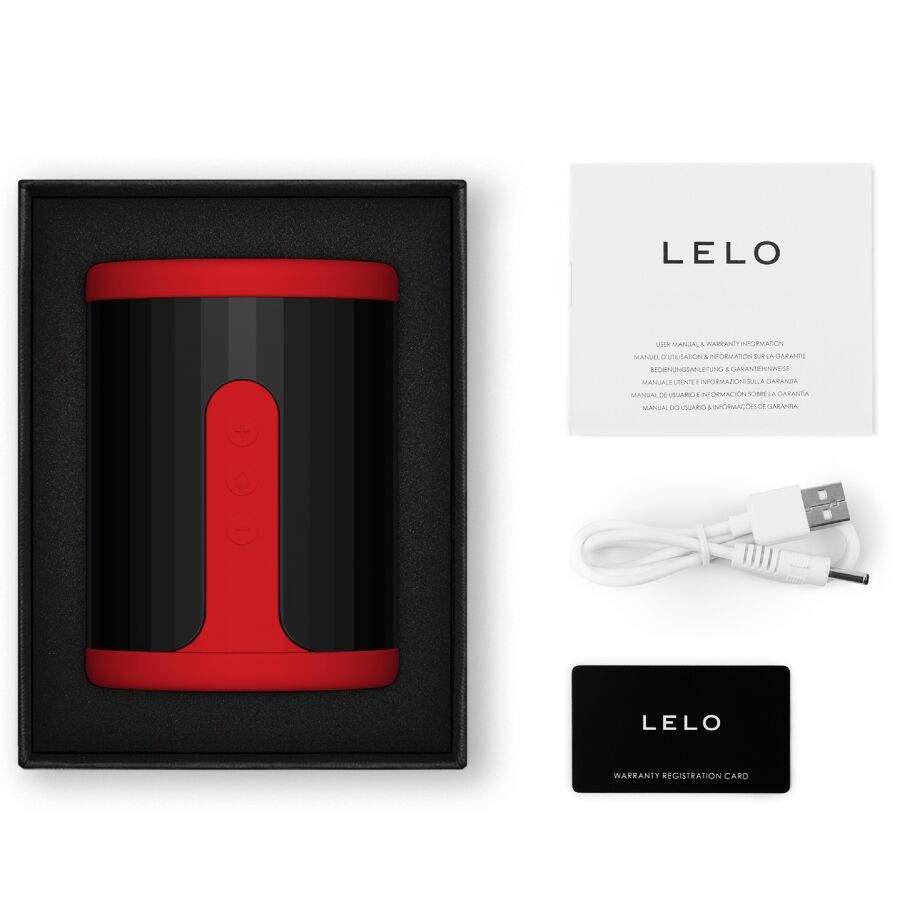 Lelo F2s™ Teal Männlicher Masturbator Rot