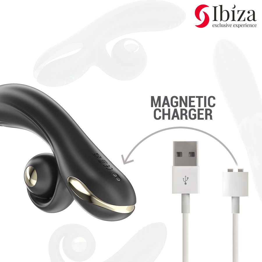 Ibiza Twister – Rotierender Vibrator mit Doppelmotor