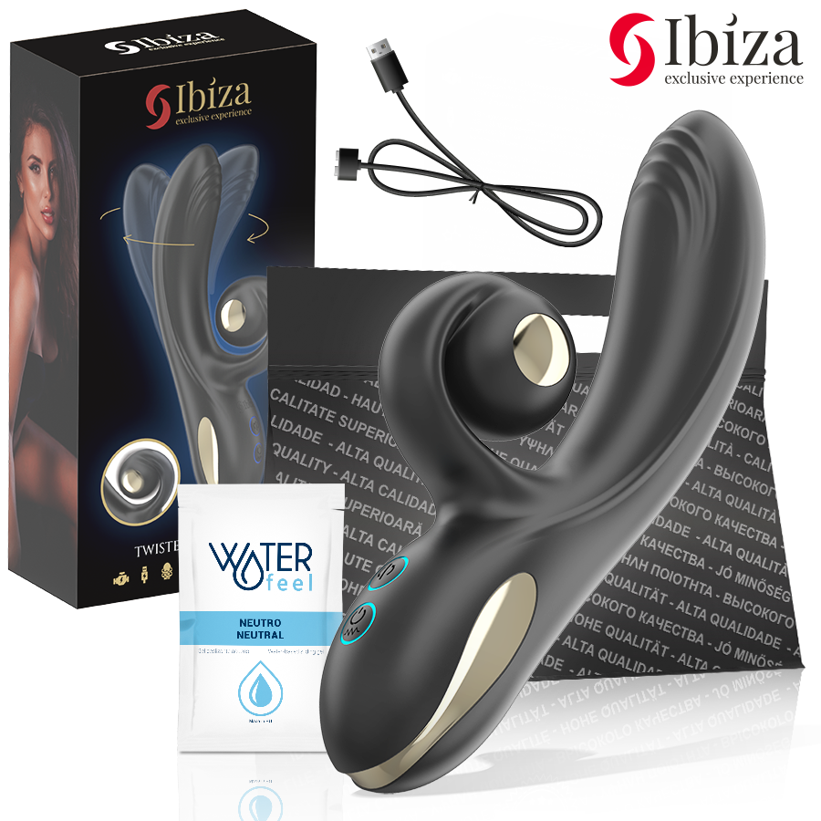 Ibiza Twister – Rotierender Vibrator mit Doppelmotor