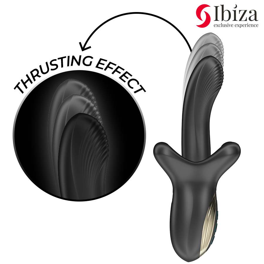 Ibiza – Kraftvibrator mit Stoß- und Beißeffekt
