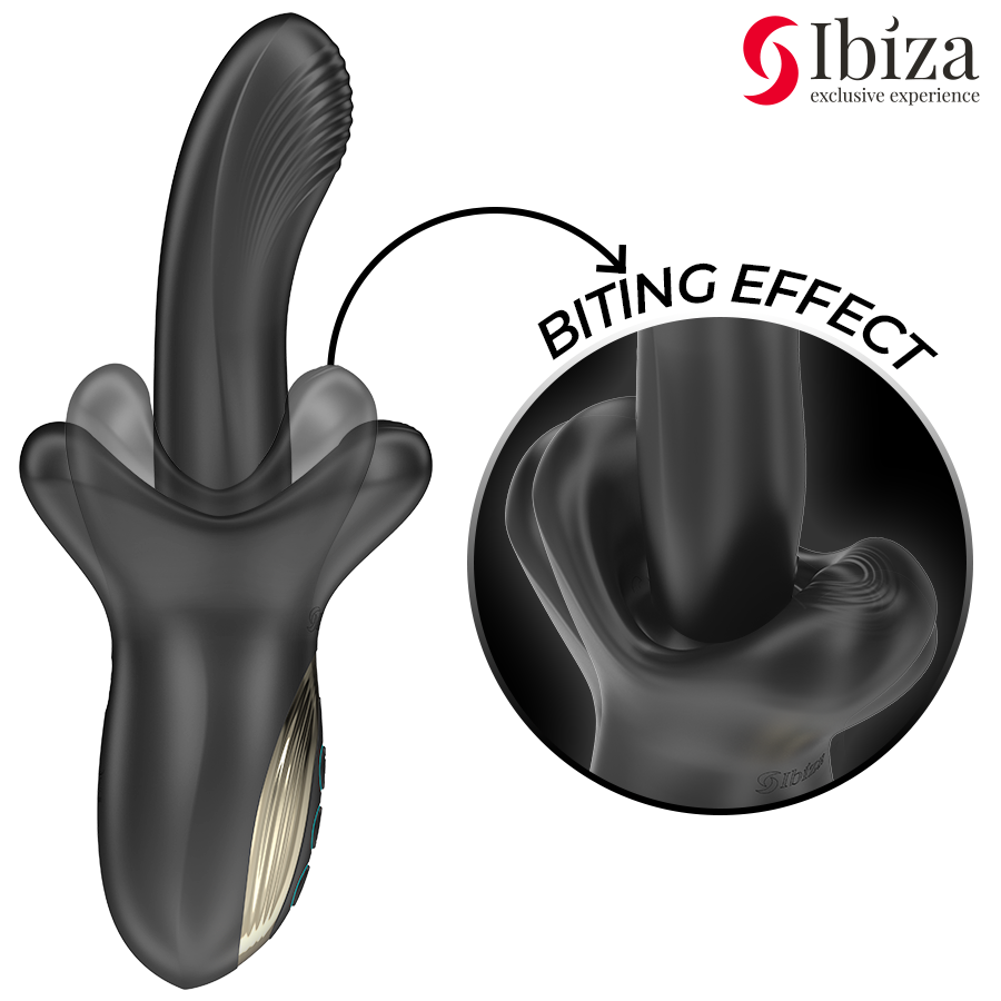 Ibiza – Kraftvibrator mit Stoß- und Beißeffekt