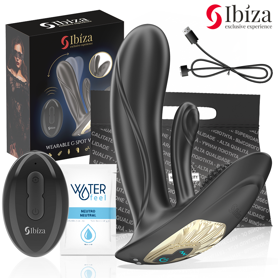 Ibiza – Tragbarer G-Punkt- & Klitoris-Vibrator mit Fernbedienung
