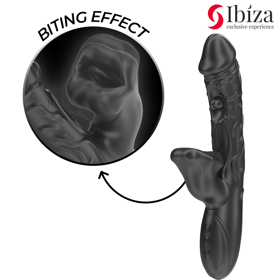 Ibiza Vibrator und Klitoris-stimulator mit Beiss- und