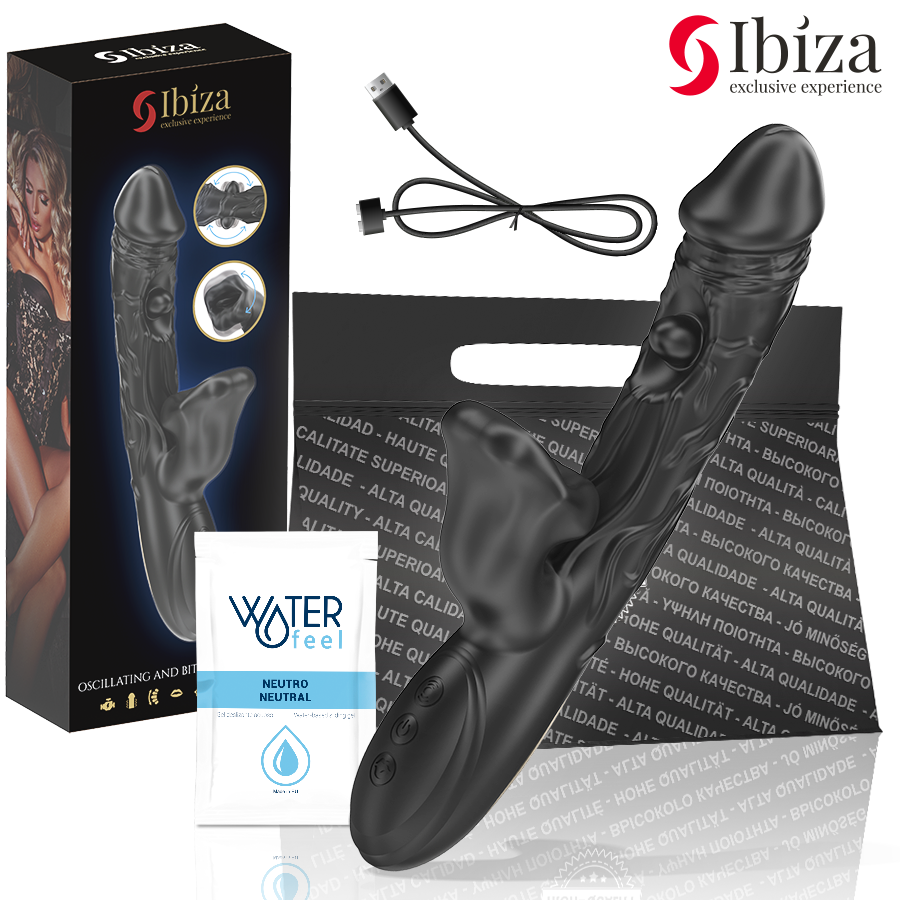 Ibiza Vibrator und Klitoris-stimulator mit Beiss- und