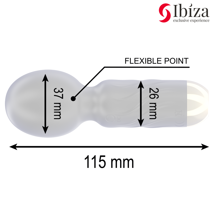 Ibiza – Pocket Wand Stabvibrator, kompakt