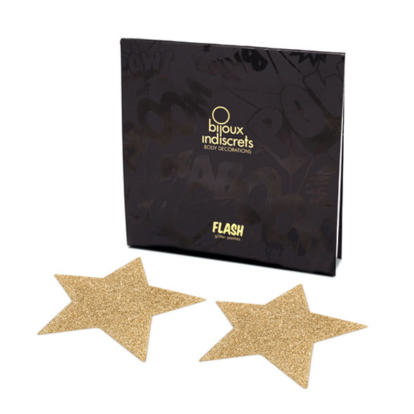 Bijoux Flash Collection Indiscrets Flash Golden Star Nippe...
