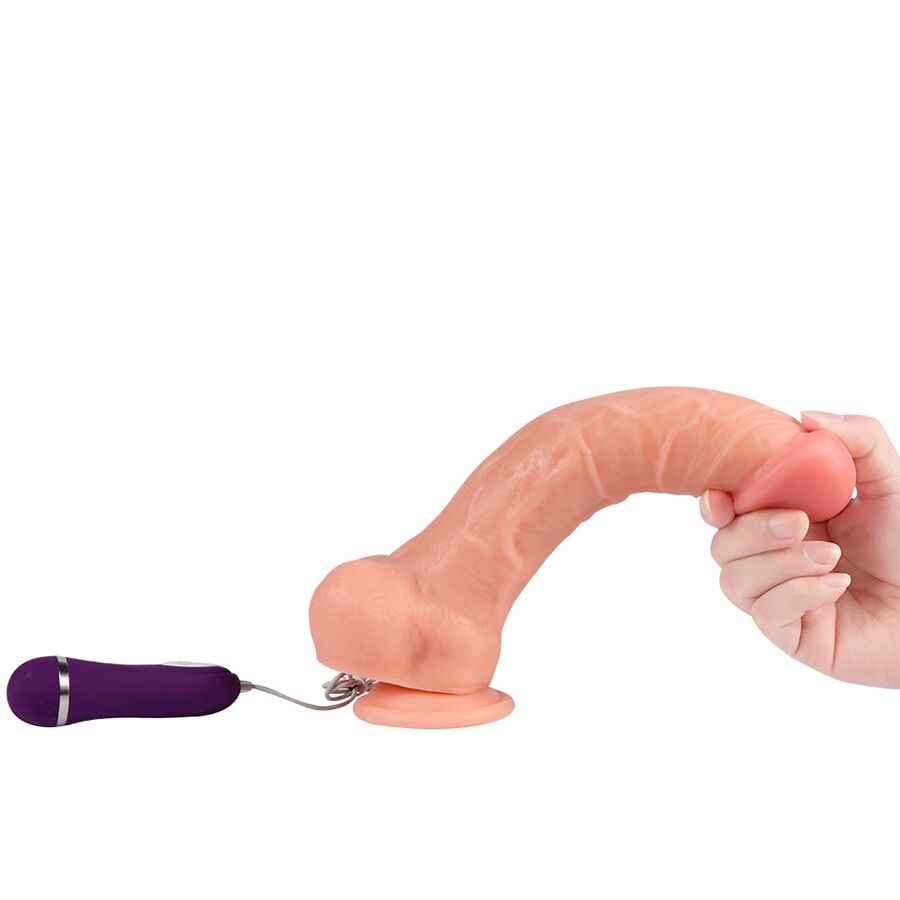 Shequ Apolo – Vibrations-Dildo mit Fernbedienung 24,5 cm