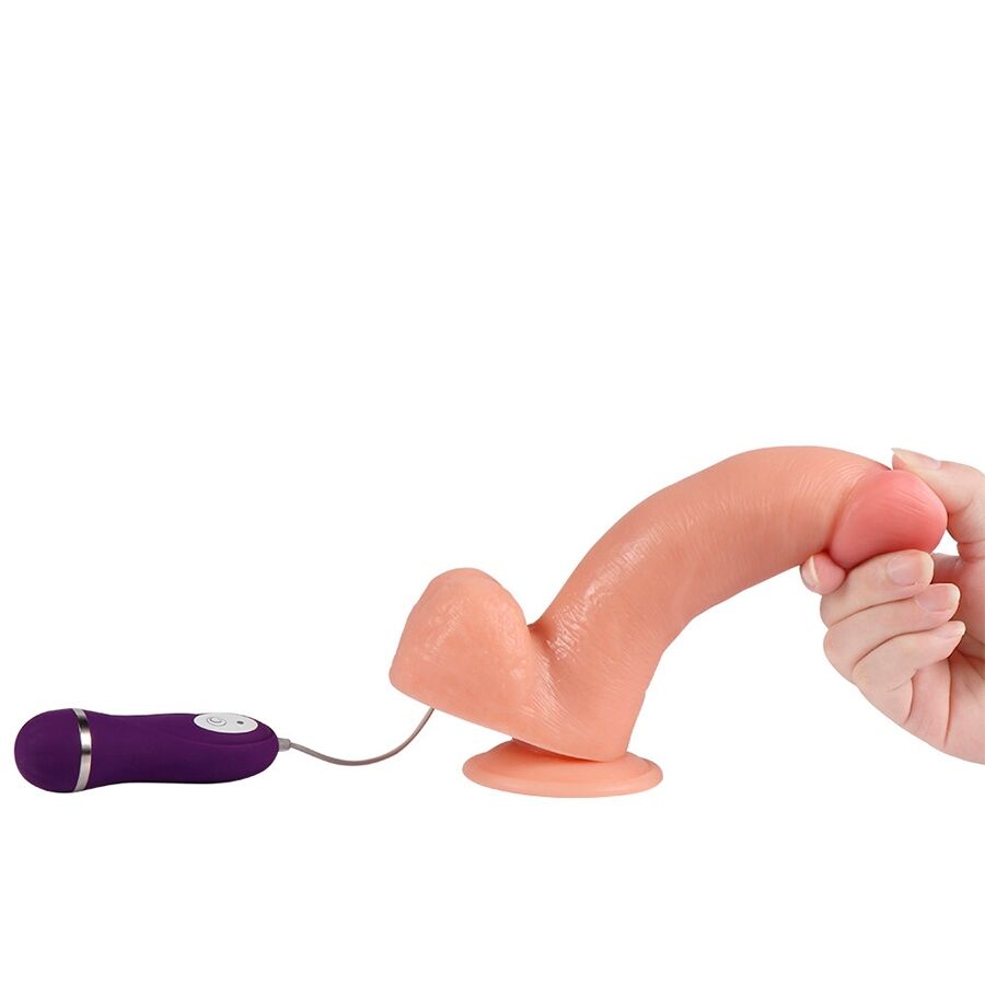 Shequ Apolo – Vibrations-Dildo mit Fernbedienung 24,5 cm