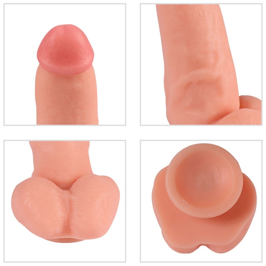Shequ Red Eagle – Vibrations-Dildo mit Fernbedienung 17 cm