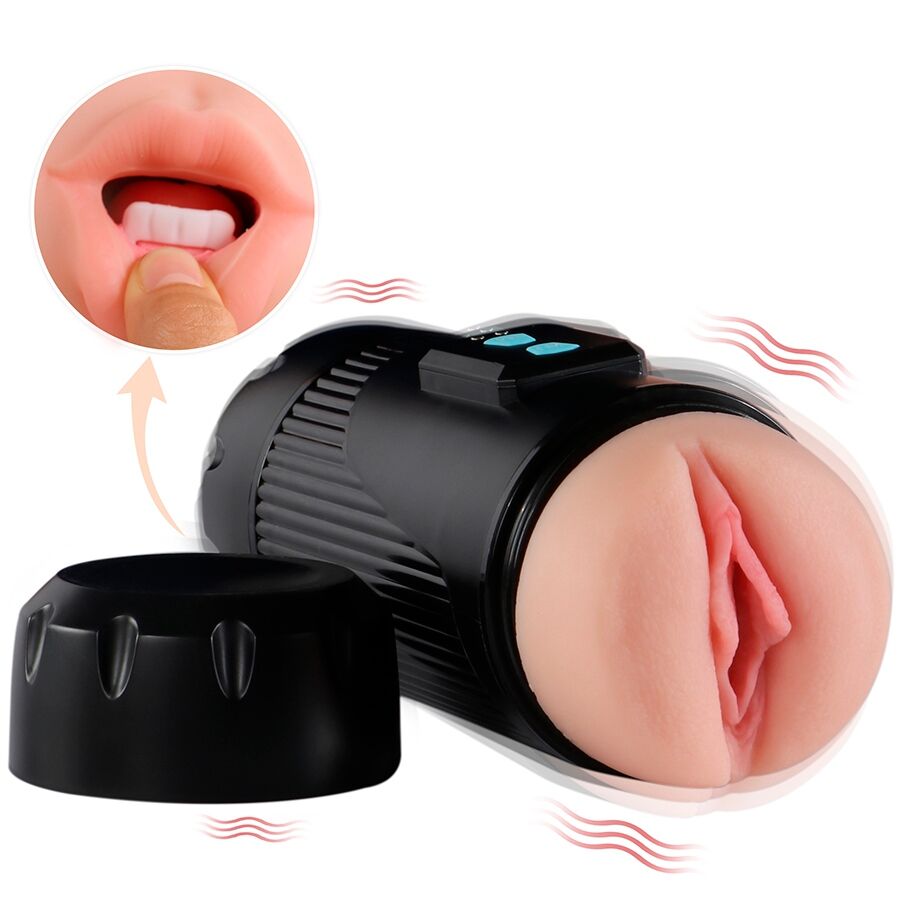 Shequ Kay – Doppel-Masturbator mit Mund- und Vagina-Vibration