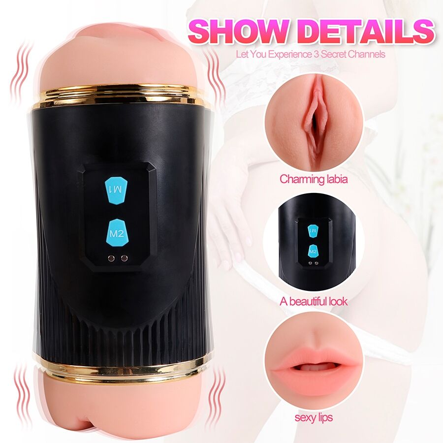Shequ Kay – Doppel-Masturbator mit Mund- und Vagina-Vibration