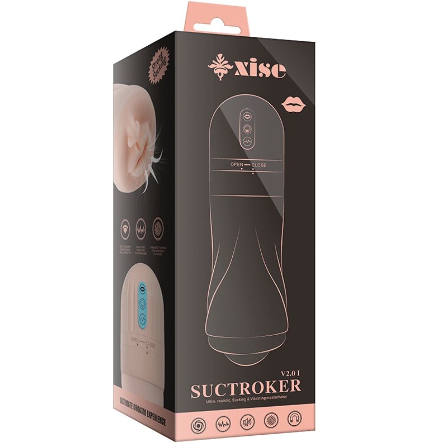 Xise Suctroker V2.0 I Mundmasturbator mit Vibration