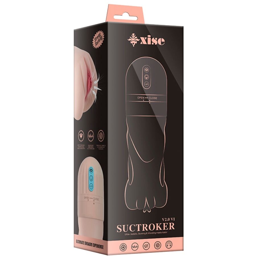 Xise Suctroker V2.0 Vi Vagina-masturbator mit Vibration