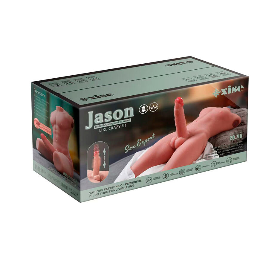Xise Jason Halbkörper Realistischer Männlicher Torso mit Stoss-