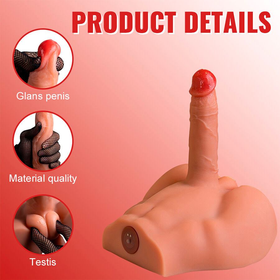 Xise Realistischer Dildo-masturbator mit Frontposition und