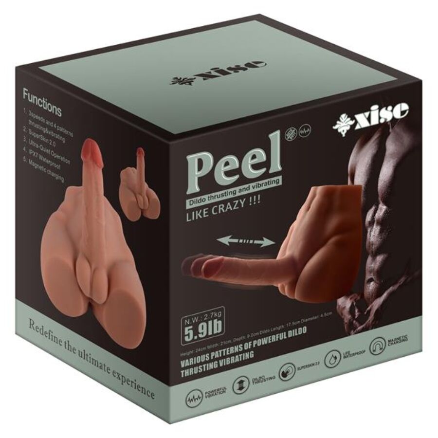 Xise Realistischer Dildo-masturbator mit Frontposition und