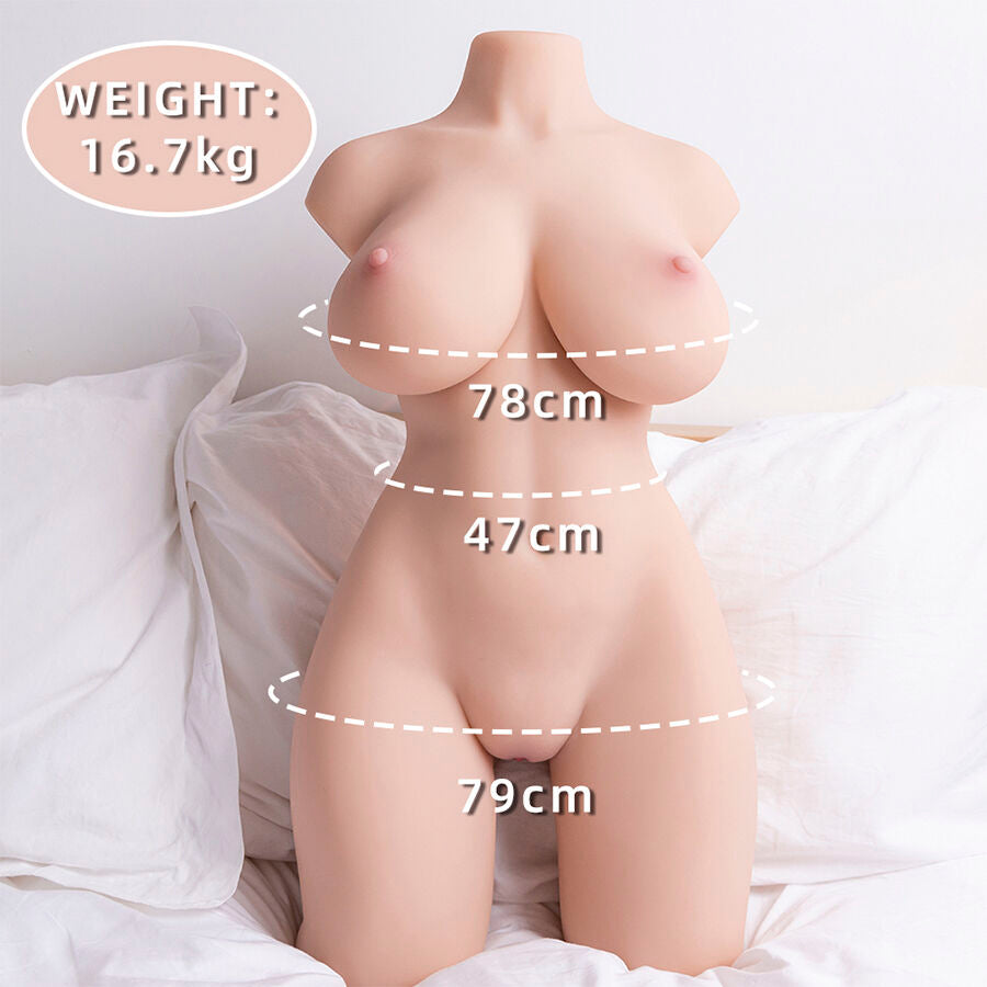 Xise Realistischer, Gepflegter Weiblicher Torso mit