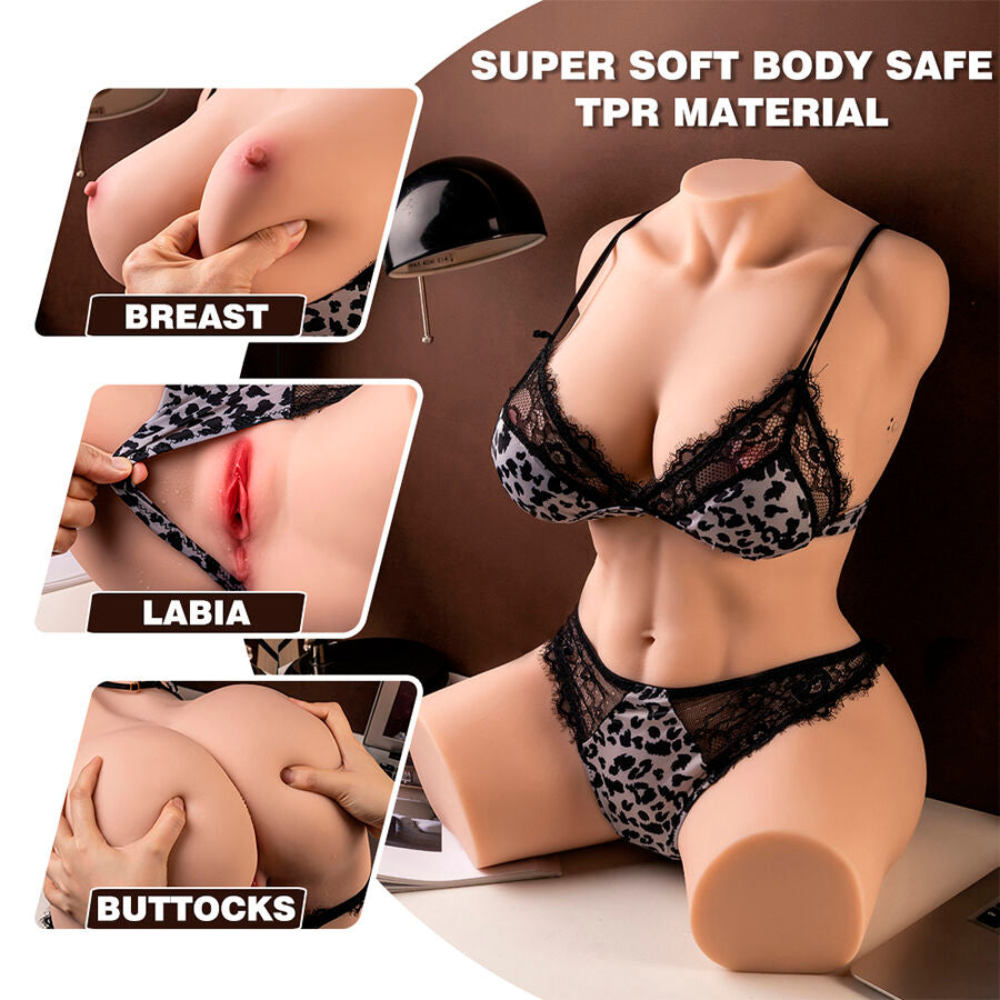 Xise Muriel Realistischer Weiblicher Torso mit Stoßfunktion, 55