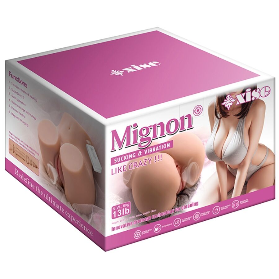 Xise Mignon Realistischer Vagina-masturbator mit Vibrations- und