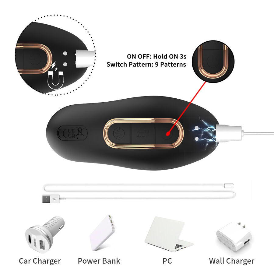 Armony Anal-Prostata-Vibrator – Fernbedienung, Schwarz