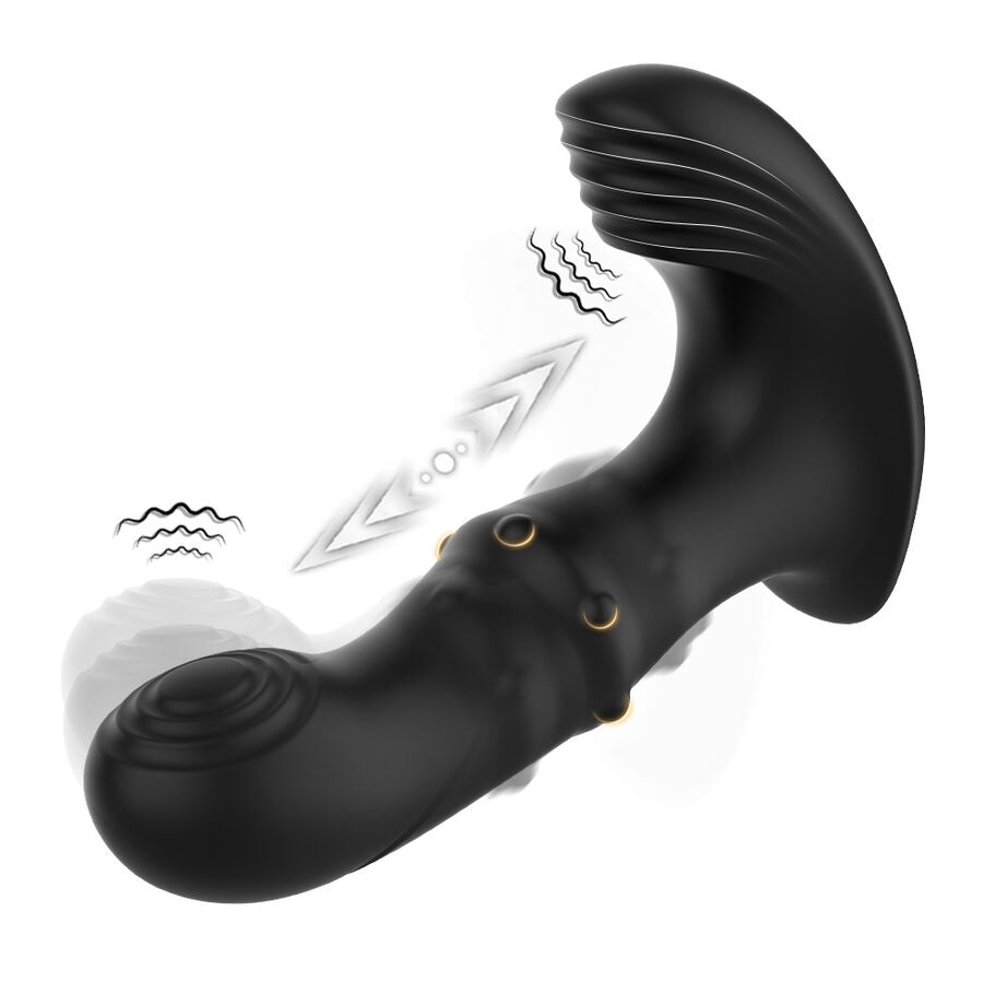Armony Anal-Prostata-Vibrator – Fernbedienung, Schwarz