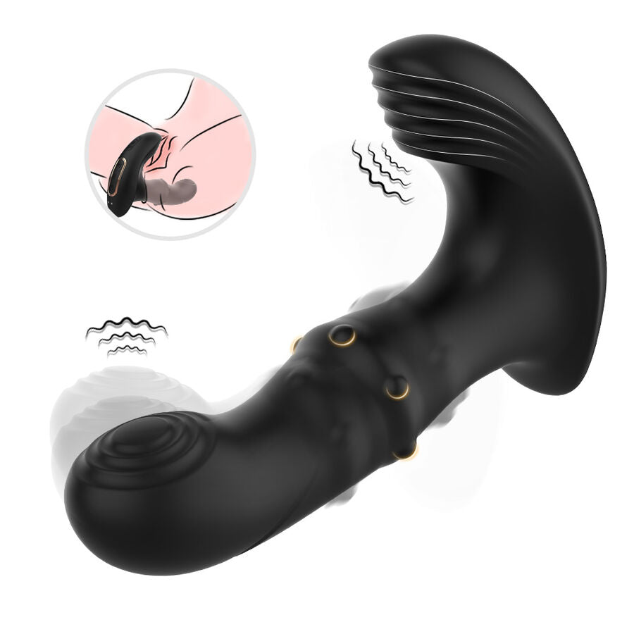 Armony Anal-Prostata-Vibrator – Fernbedienung, Schwarz