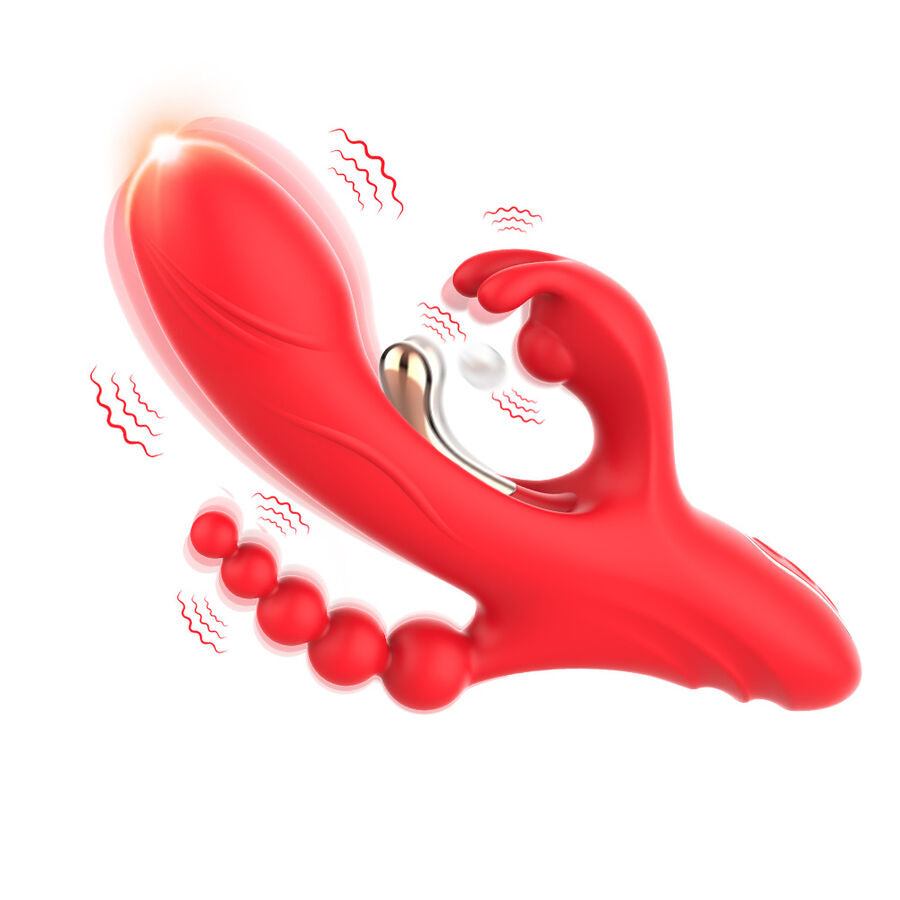Armony G-Punkt & Klitoris Vibrator – Zunge, Rot