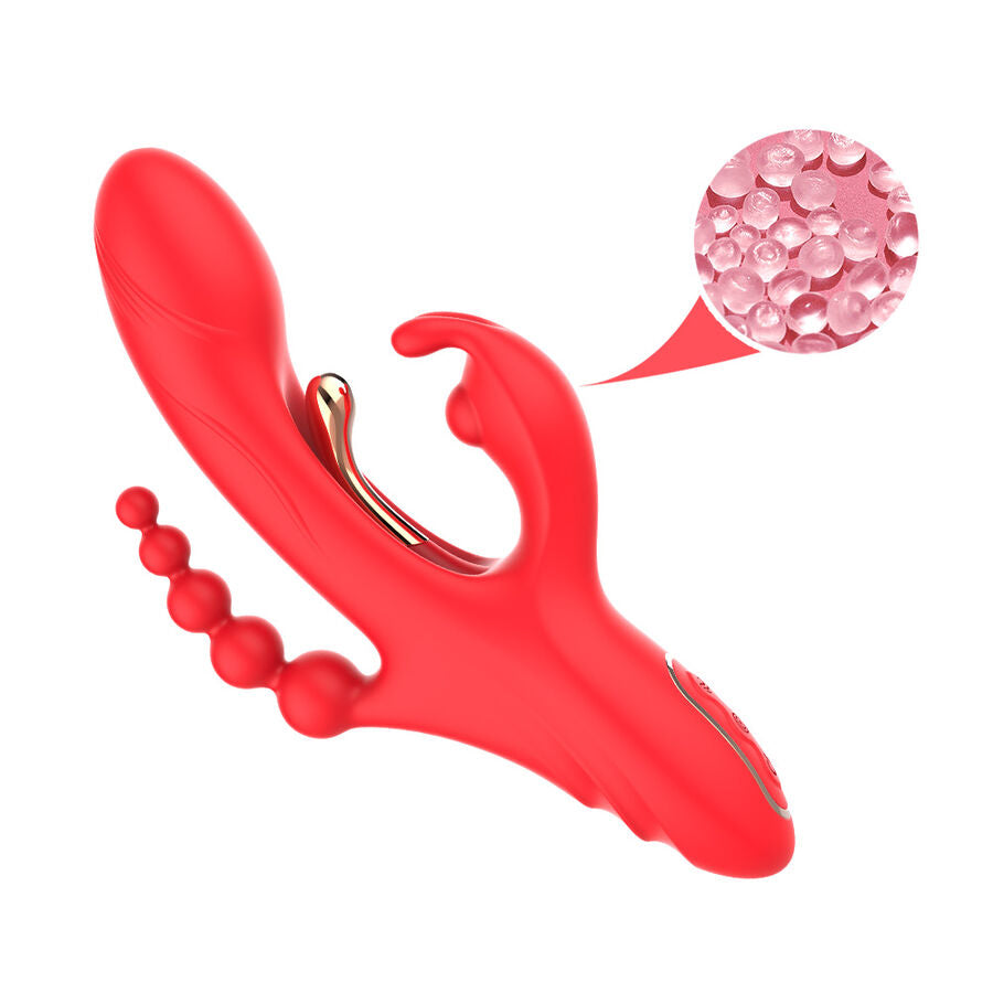 Armony G-Punkt & Klitoris Vibrator – Zunge, Rot