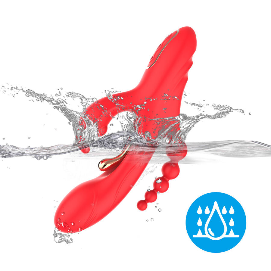 Armony G-Punkt & Klitoris Vibrator – Zunge, Rot