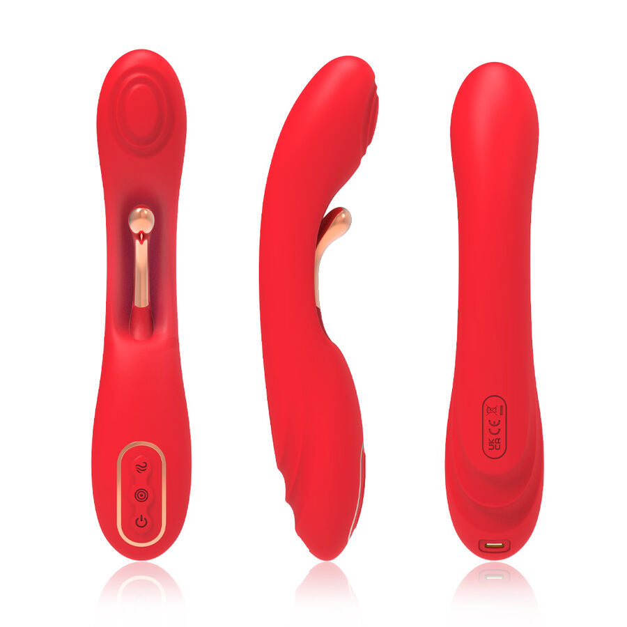 Armony Zungenvibrator – Oszillierende Zunge, Rot
