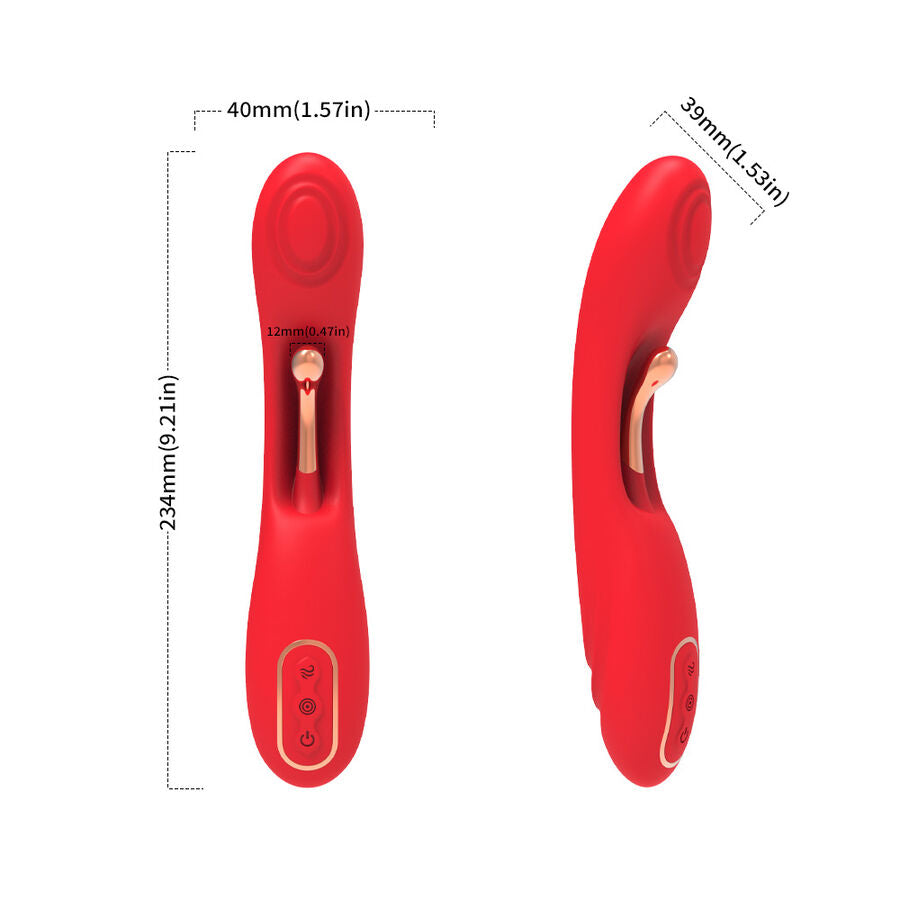 Armony Zungenvibrator – Oszillierende Zunge, Rot