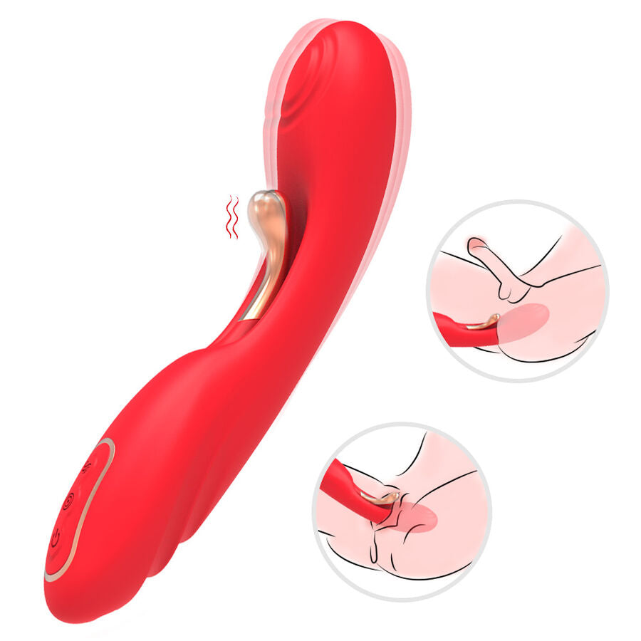 Armony Zungenvibrator – Oszillierende Zunge, Rot