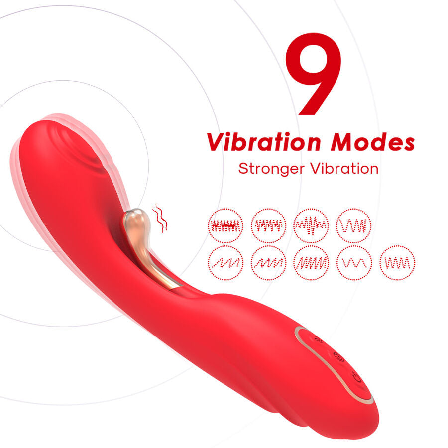 Armony Zungenvibrator – Oszillierende Zunge, Rot