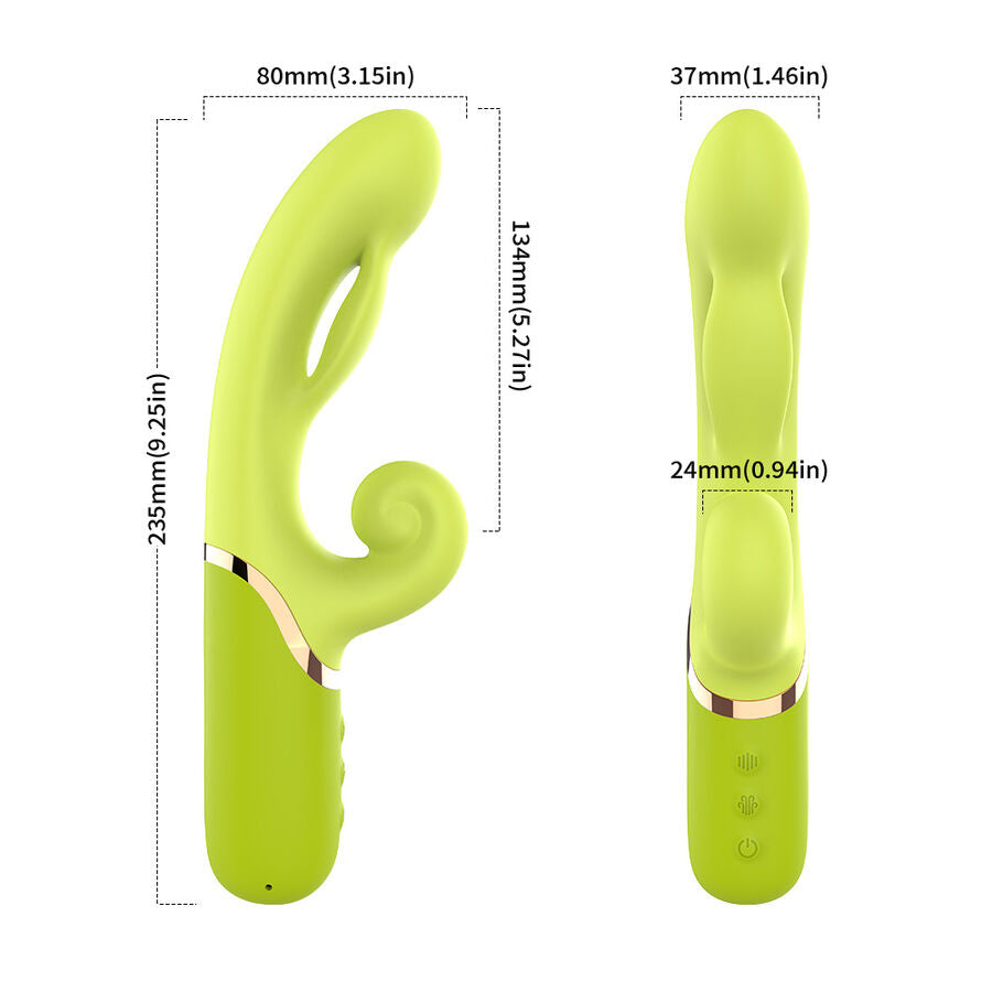 Armony Aufblasbarer A-Punkt-Vibrator – Gruen, 10 Modi