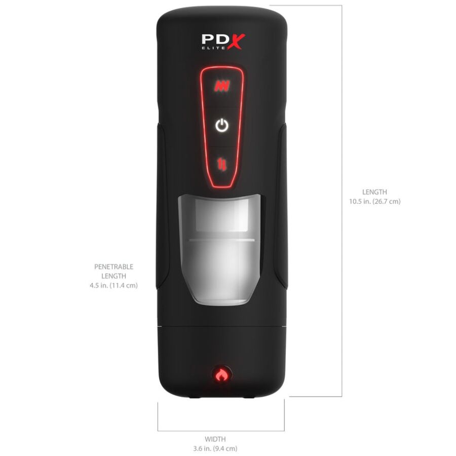 PDX Elite Milk Me Hotter – Auto-Masturbator, Stoss & Waerme