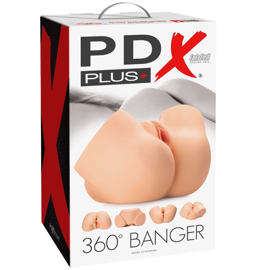 PDX Plus 360 Banger – Realist. Anal & Vagina Masturbator