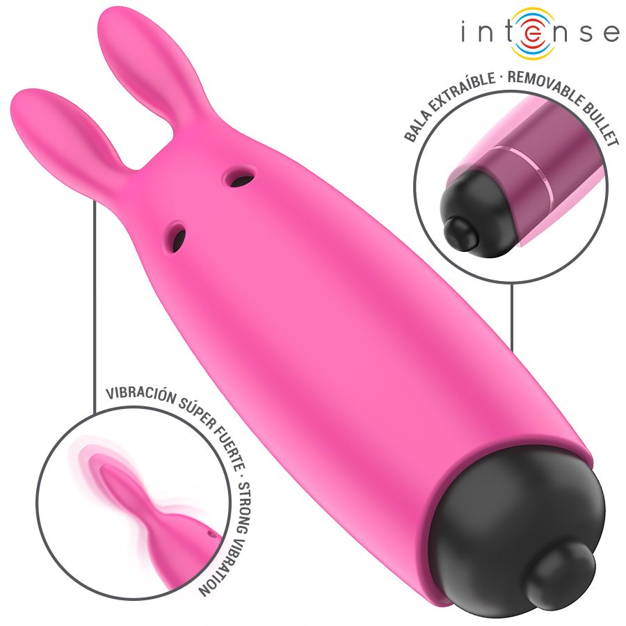 Intense Hopper Pink Vibrierendes Bullet 8,3 x 2,4 cm