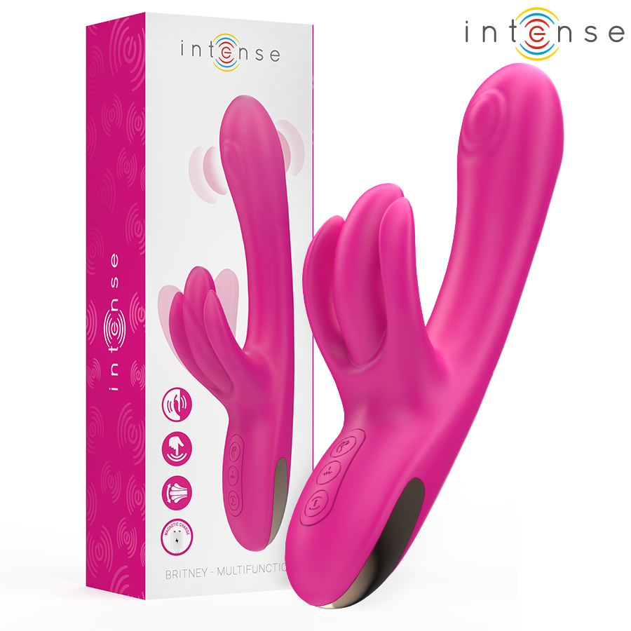 Intense Britney Multifunktions-rabbit-vibrator 23 cm Rosa