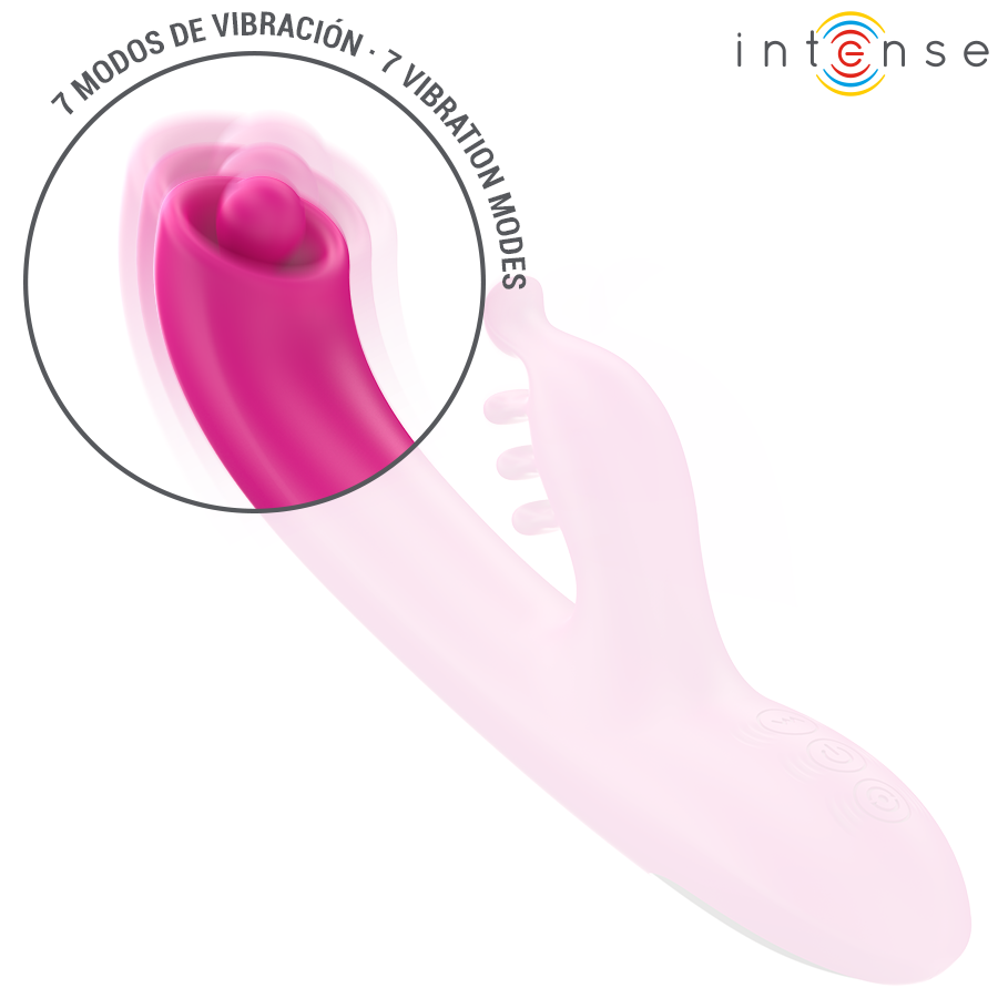 Intense Christina Multifunktions-rabbit-vibrator 22,5 cm Rosa