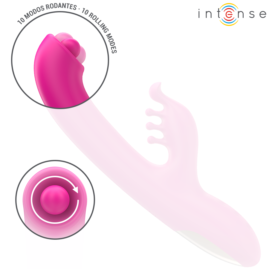 Intense Christina Multifunktions-rabbit-vibrator 22,5 cm Rosa