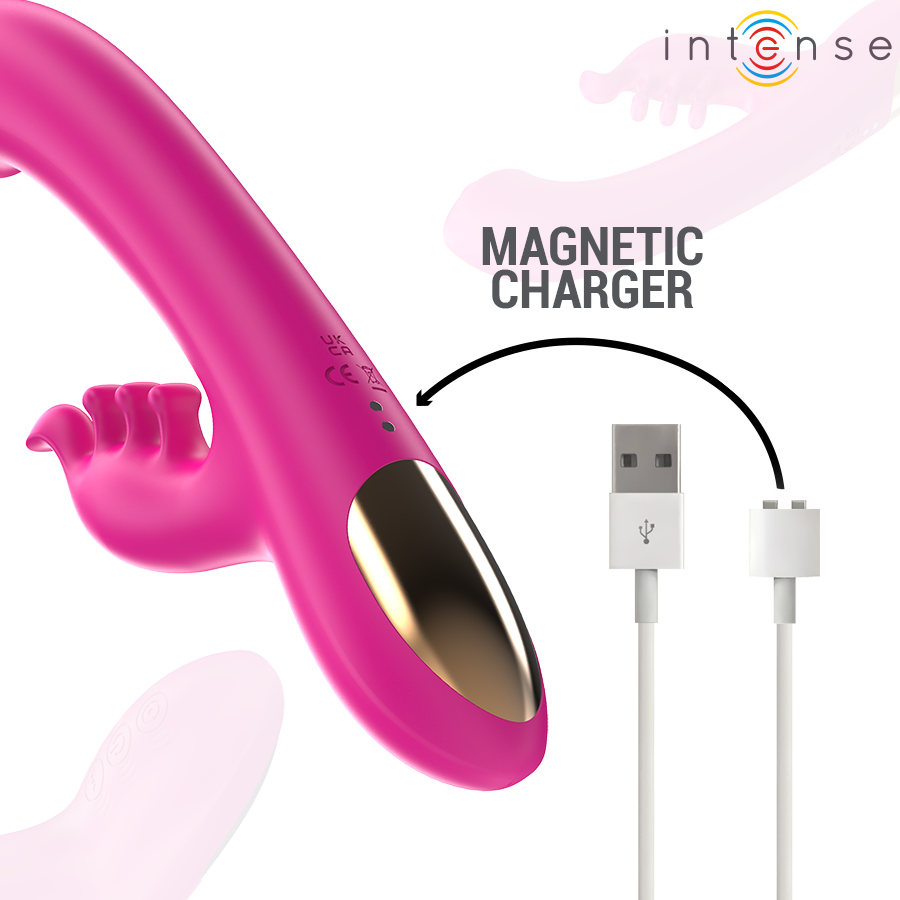 Intense Christina Multifunktions-rabbit-vibrator 22,5 cm Rosa